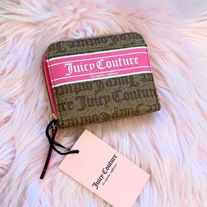 Juicy Couture pink brown wallet